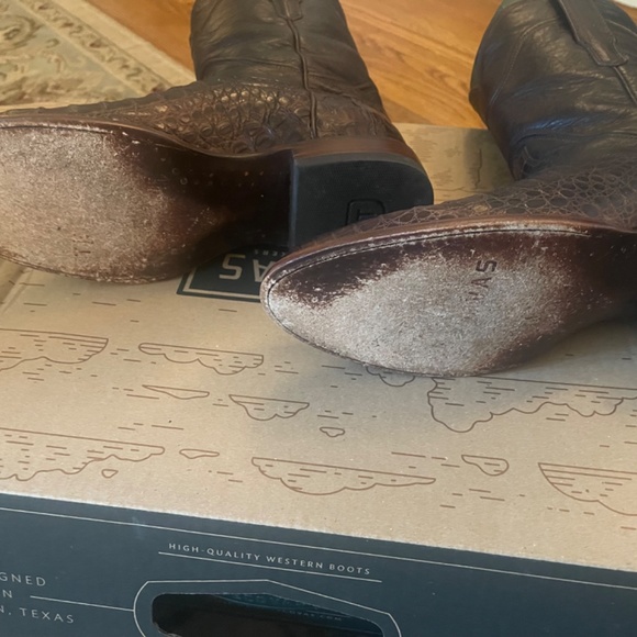 Tecovas Cole Roper Caiman Maghogany 10.5 D - Picture 4 of 6